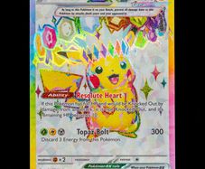 Pikachu EX 219/191 Ultra Rare Holo Surging Sparks Pokemon Card Scarlet Violet