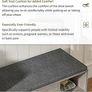 Shoe Storage Bench with Cushion, Grey Shoe Bench 105cm Lounge with 2 Shelves and 4 Compartments, Hallway Storage Unit with Seat, Living Room Image 7