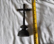 possibly ebony wood vintage/antique crucifix