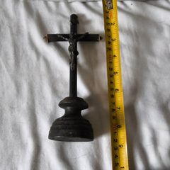possibly ebony wood vintage/antique crucifix