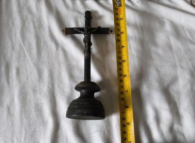 possibly ebony wood vintage/antique crucifix