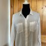 Oasis white blouse long short sleeve size 14 - New with tags Image 7