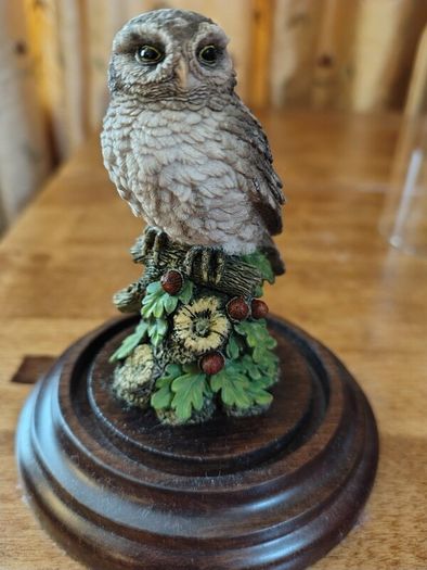 Vintage Country Artists Miniature Owl Sculpture