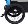 2-in-1 Pet Bike Trailer & Jogging Stroller Blue and Black Image 5