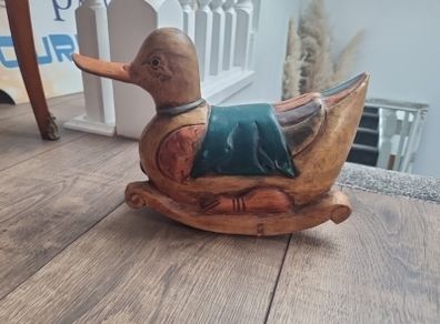 wooden duck