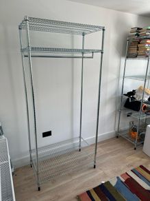 Large metal storage rack