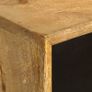 Desk with Drawers 130x50x80 cm Solid Mango Wood Image 3