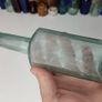 279 - Vintage Sauce Sea Glass Cork Top Decorative Collectible Display Bottle Image 3