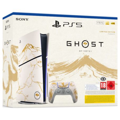 Sony PlayStation 5 Console with DualSense Wireless Controller - PS5 Slim Limited Gold Edition