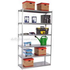 Shelving 2130x1220x457 250kg per shelf