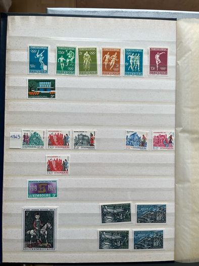 Stamps album LUXEMBURG