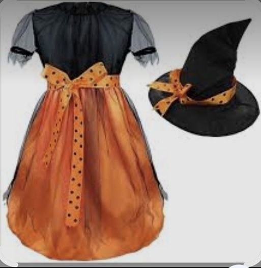 Job lot of 25  Halloween girls pumpkin witch costume