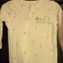 St Patrick's Day Baby Sleepsuit 0-3 Months Image 2