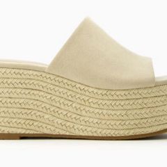 Mule platform sandals