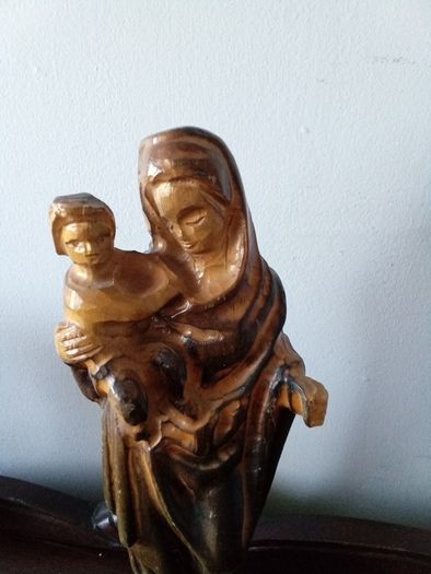 vintage religious wood