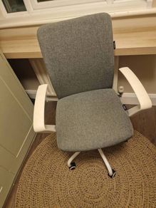 Grey and White Office Chair
