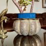 Antique Indian brass Planter Pumpkin Lotus Shape Image 9