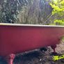 Cast iron bath with taps Image 5