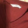 M&S Burgundy jumper uniform 11-12 Image 2
