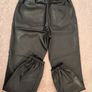 Faux leather trousers Next size 6 and t-shirt Image 3