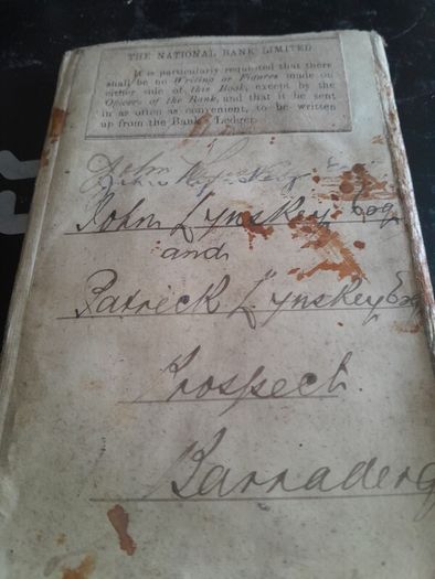 1915 hand written ledger