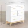 White chest of drawers Image 5