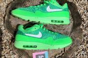 Premium Lightweight Nike Air Max 1 Flyknit Volt Green