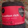 M&S grey knee high socks, packet of 5,:size 7-10 yrs Image 5