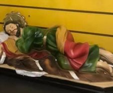 large 2 foot sleeping saint joseph