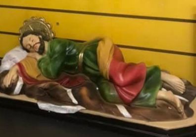 large 2 foot sleeping saint joseph