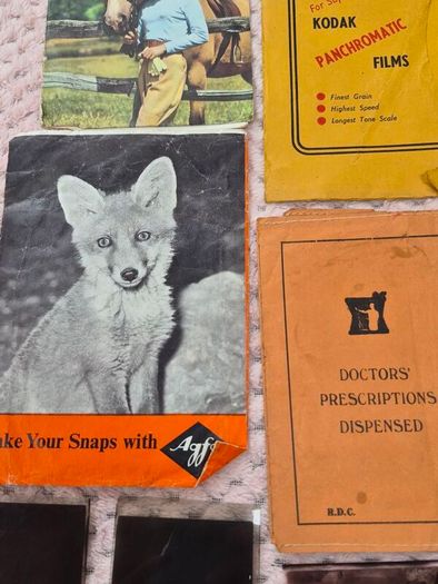 Vintage Photographic negative Strips