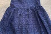 Navy baby dress size 12-18 m