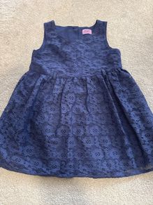 Navy baby dress size 12-18 m