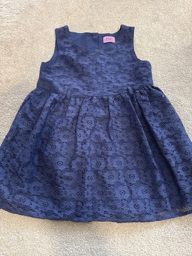 Navy baby dress size 12-18 m
