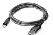 2 x USB-C Fast Charging QC 3.0/2.0 (1.0 M) &amp; Data Sync Nylon Braided Cable (Brand New/Warranty)