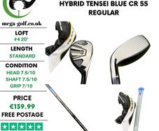 Callaway Rogue ST Max 2024 Hybrid / #4 20 Degree / Tensei Blue CR 55 Regular