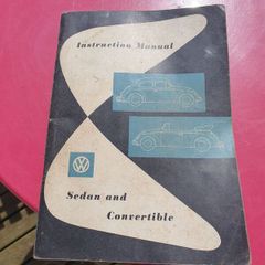 VW Beetle 1959 instruction manual