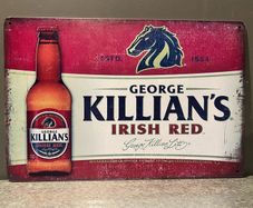 Killians Irish red Tin Metal sign