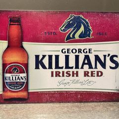 Killians Irish red Tin Metal sign