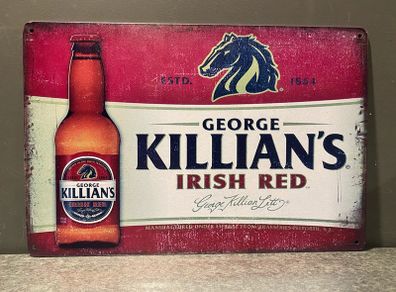 Killians Irish red Tin Metal sign