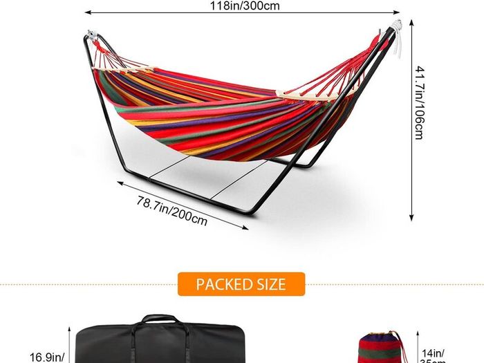 Hammock Adult 2 Person Garden Camping Swing