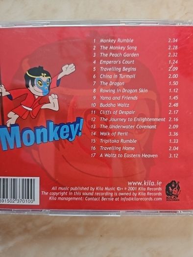 Kila CD - Monkey!  The Soundtrack