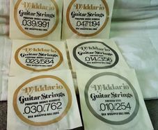six guitar string's