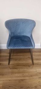 Set of 4 Velvet Dining Chairs (4 matching chairs different colour also available)