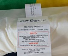 Baby Elegance cot mattress