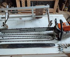 Stihl 066 chainsaw mill