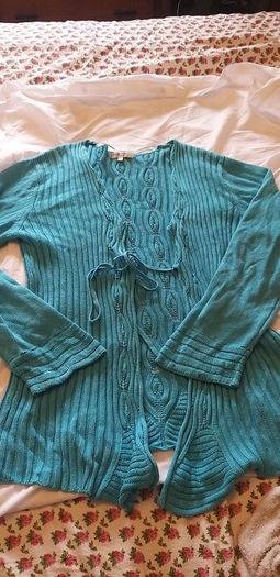 Turquoise Ladies  Cardigan