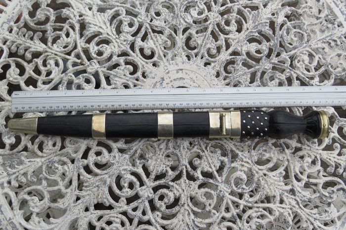 Traditional Scottish Dirk with Thistle Scabbard Fittings