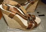 Beautiful Leather Strap Wedge