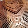 Handcarved Collapsible Wooden Basket Image 4